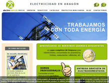 Tablet Screenshot of electroblancas.com